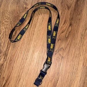 America’s Navy  .navy blue & Yellow Lanyard